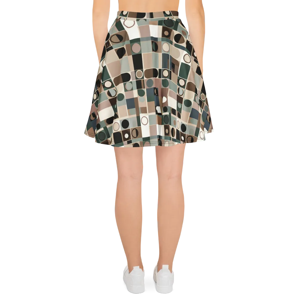 Velvet Modulation on Skater Skirt — Back