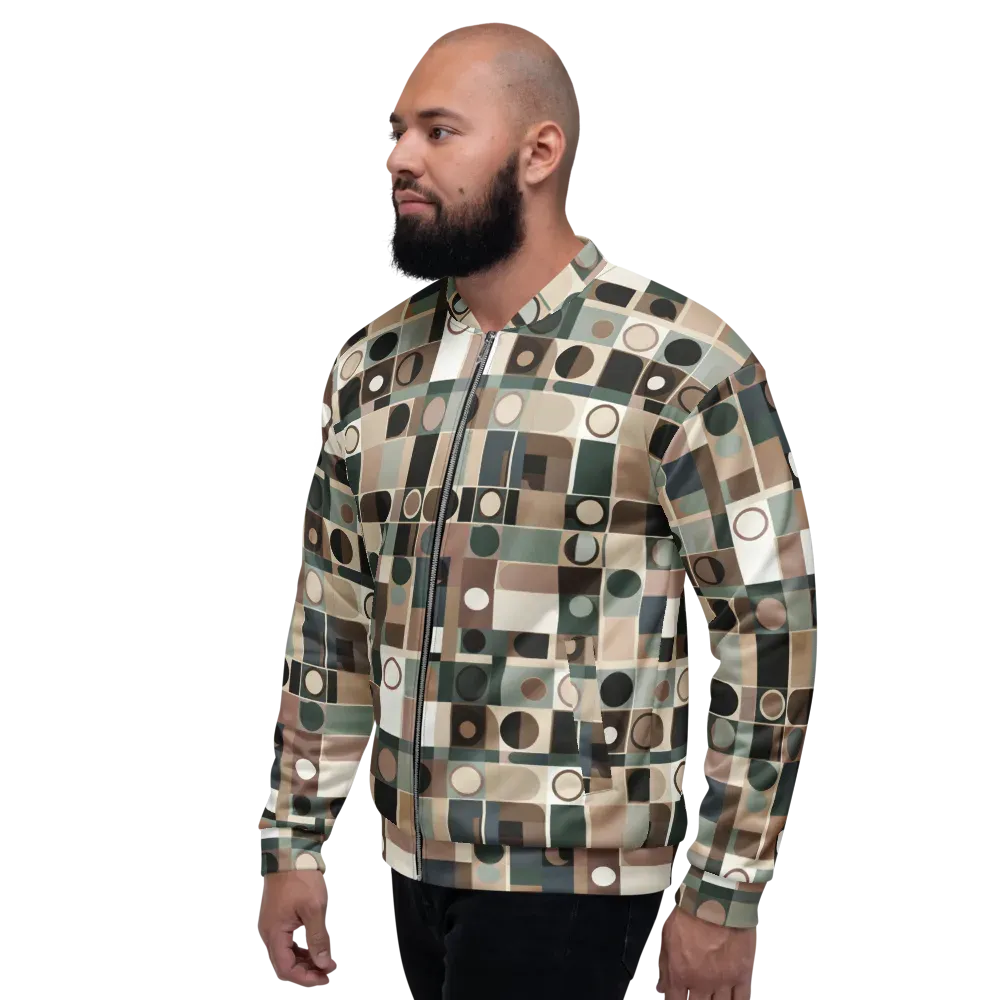 Velvet Modulation on Bomber Jacket — Left
