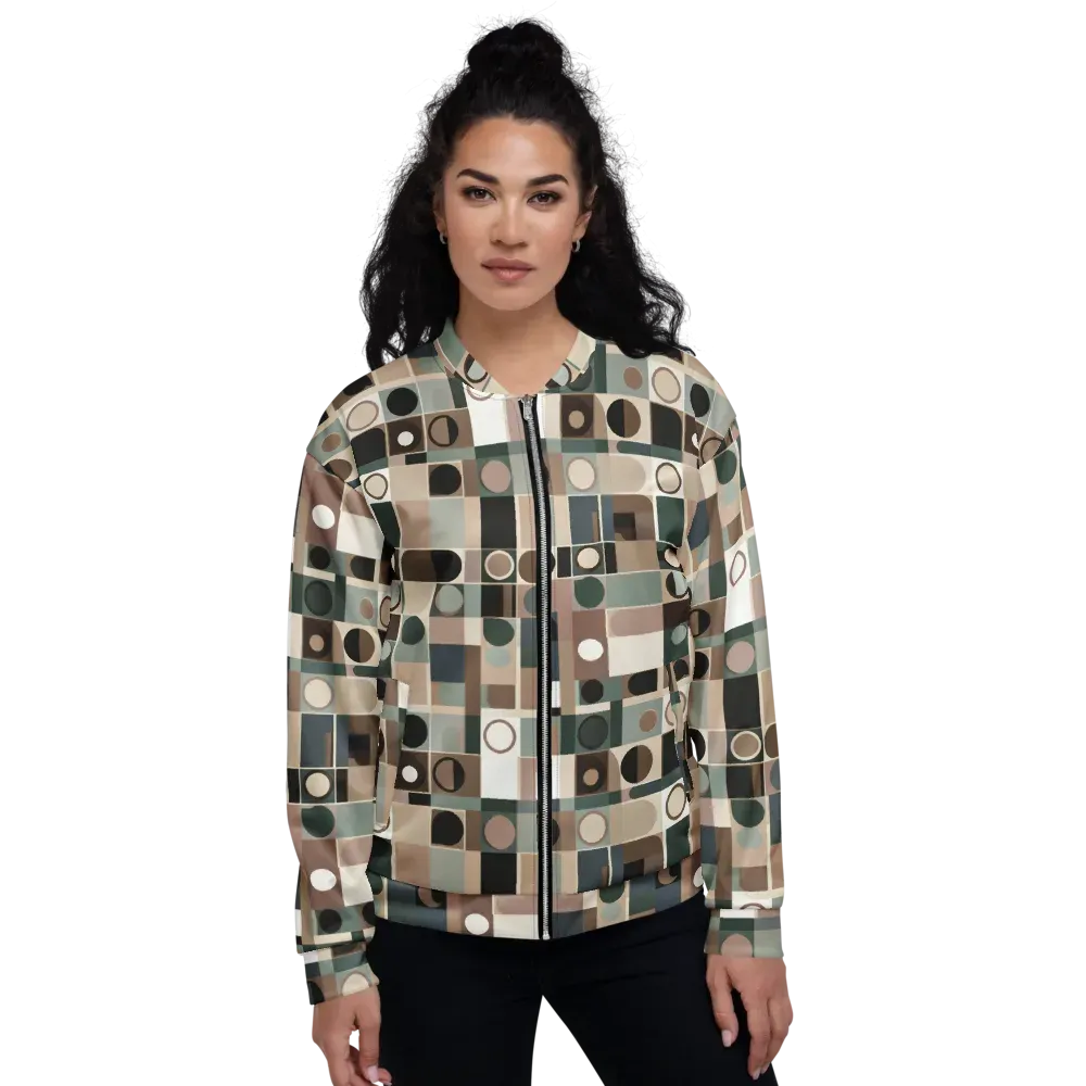 Velvet Modulation on Bomber Jacket — Front