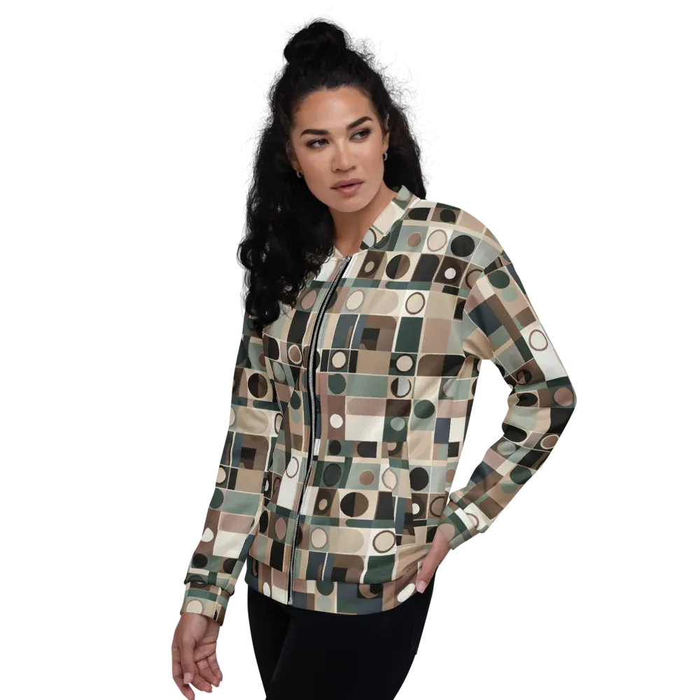 Velvet Modulation on Bomber Jacket — Left