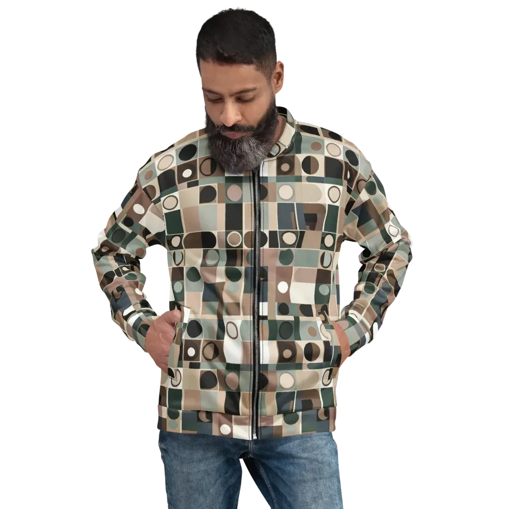 Velvet Modulation on Bomber Jacket — Front