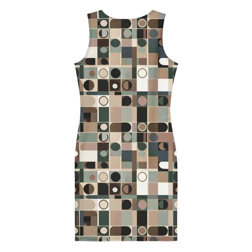 Velvet Modulation on Bodycon Dress — Back