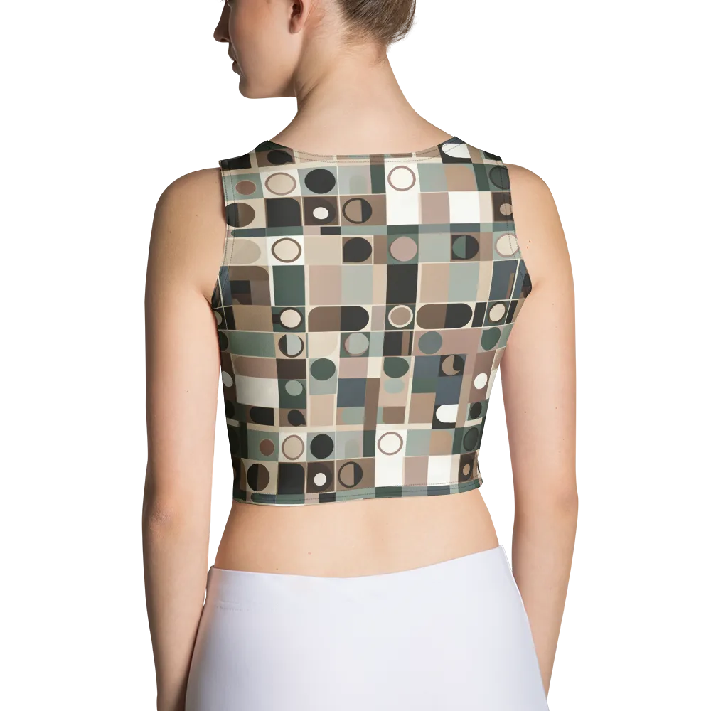 Velvet Modulation on Crop Top — Back
