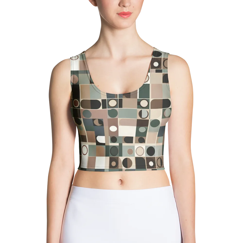 Velvet Modulation on Crop Top — Front