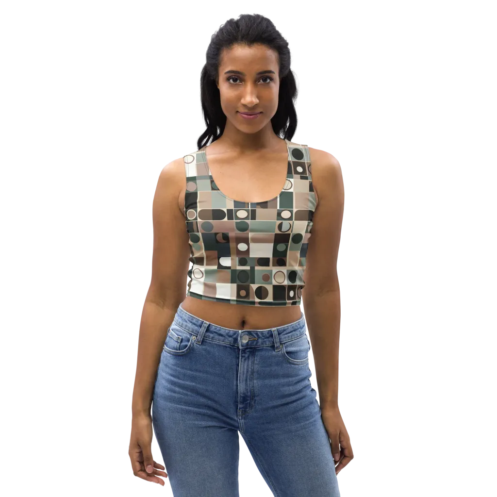 Velvet Modulation on Crop Top — Front