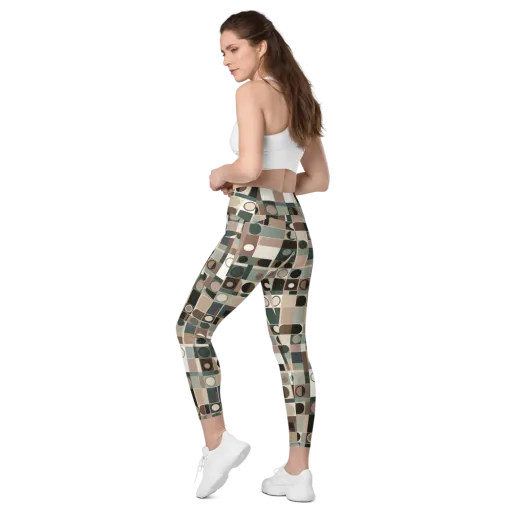 Velvet Modulation on a Leggings with Pockets