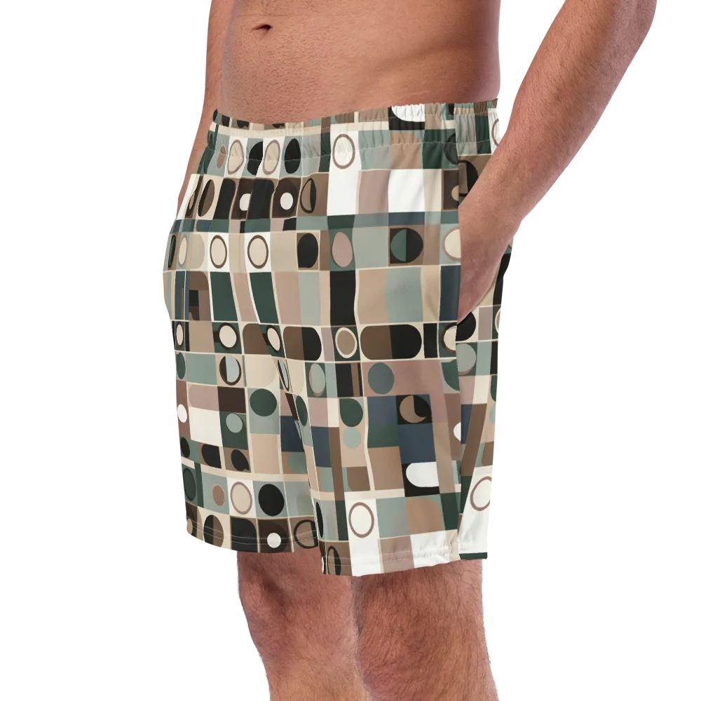 Velvet Modulation on Swim Trunks — Left Front
