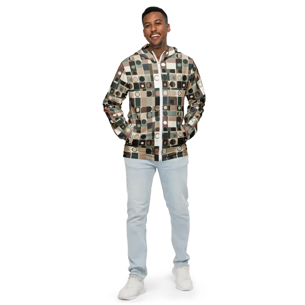 Velvet Modulation on Men's Windbreaker — Front