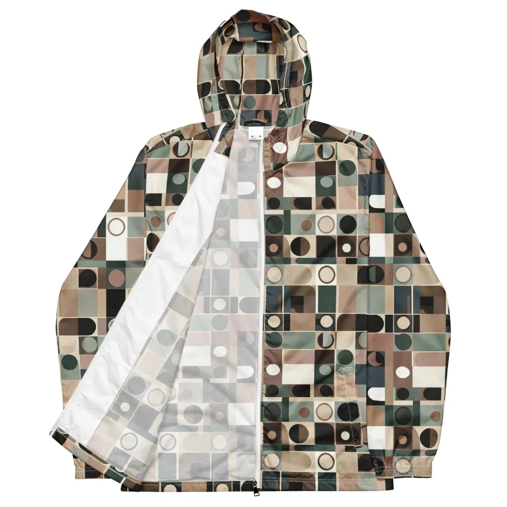 Velvet Modulation on Men's Windbreaker — Front