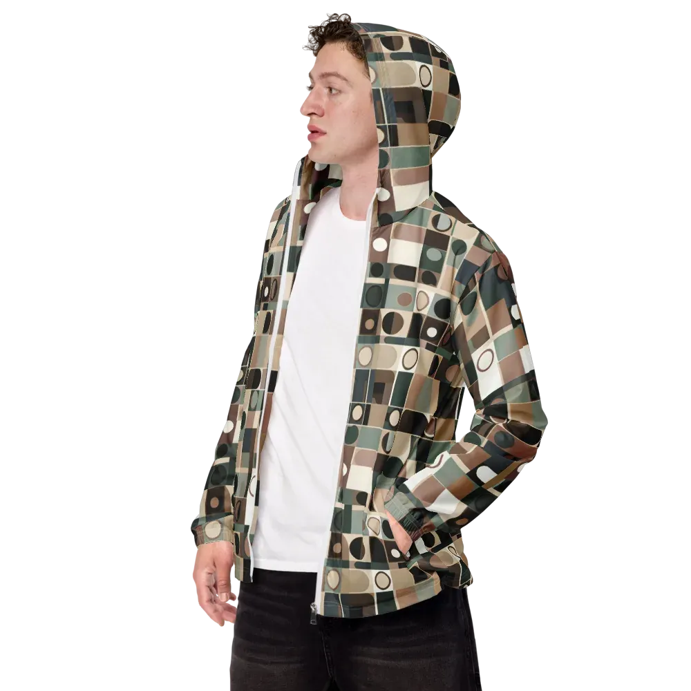 Velvet Modulation on Men's Windbreaker — Left Front