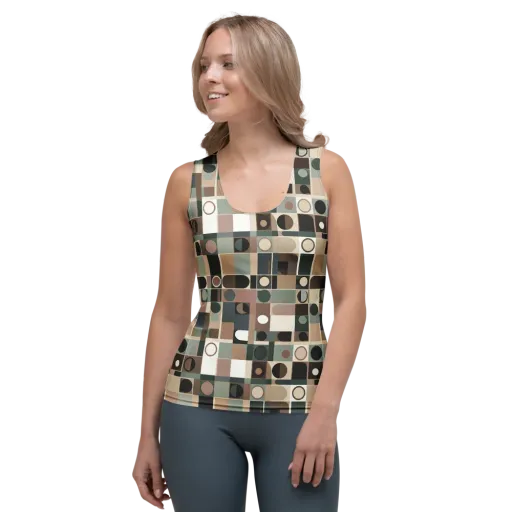 Velvet Modulation on a Women's Tank Top
