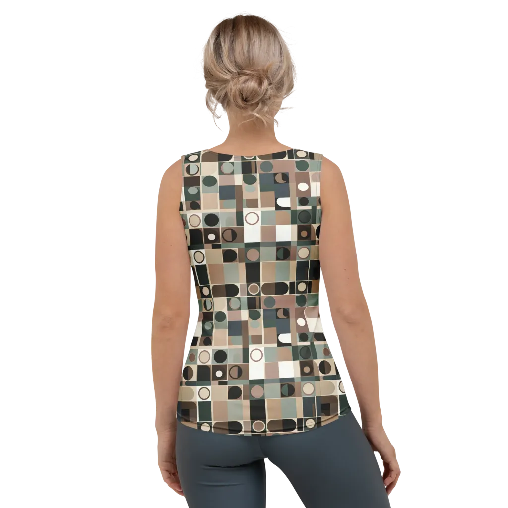 Velvet Modulation on Women's Tank Top — Back