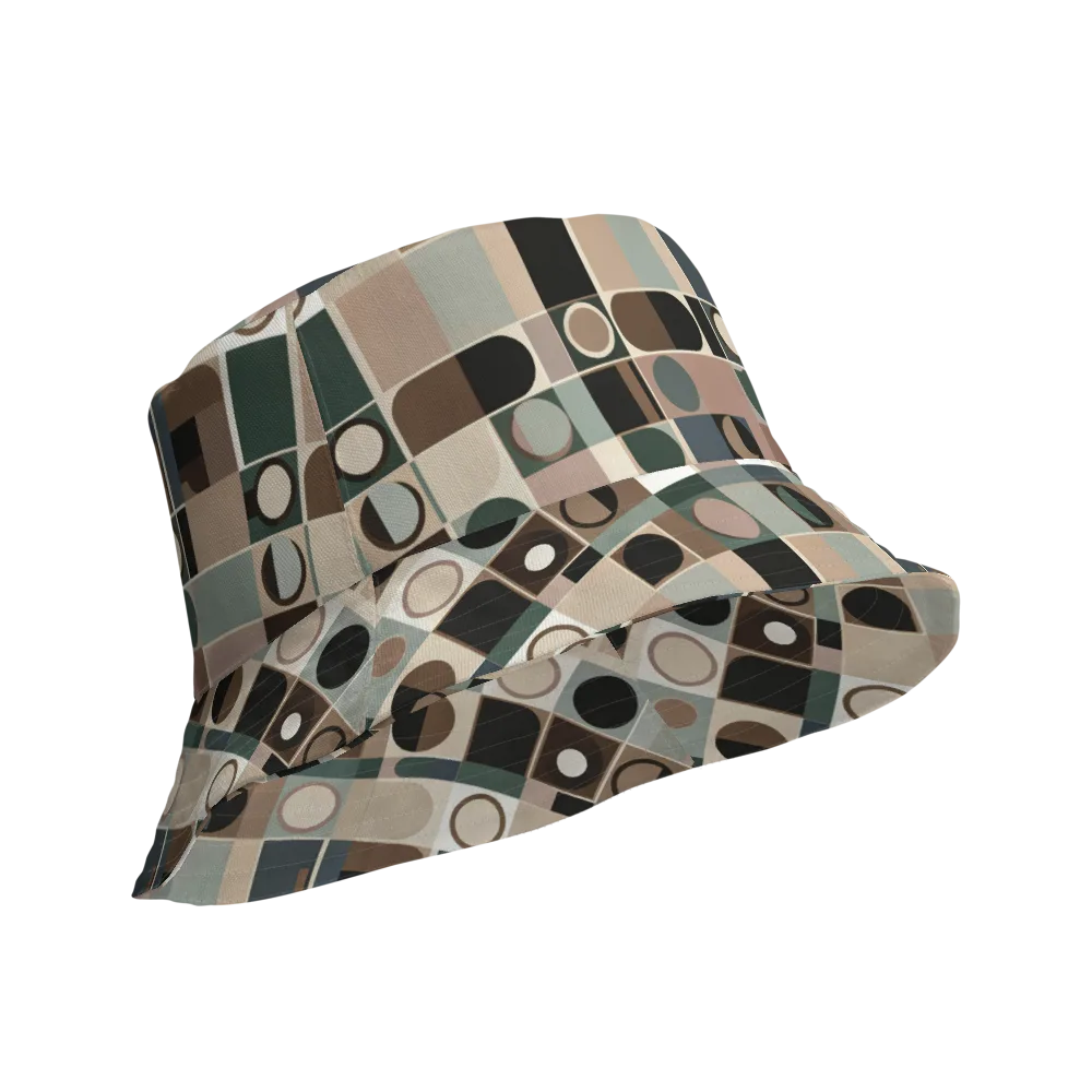 Velvet Modulation on Reversible Bucket Hat — Product details Outside