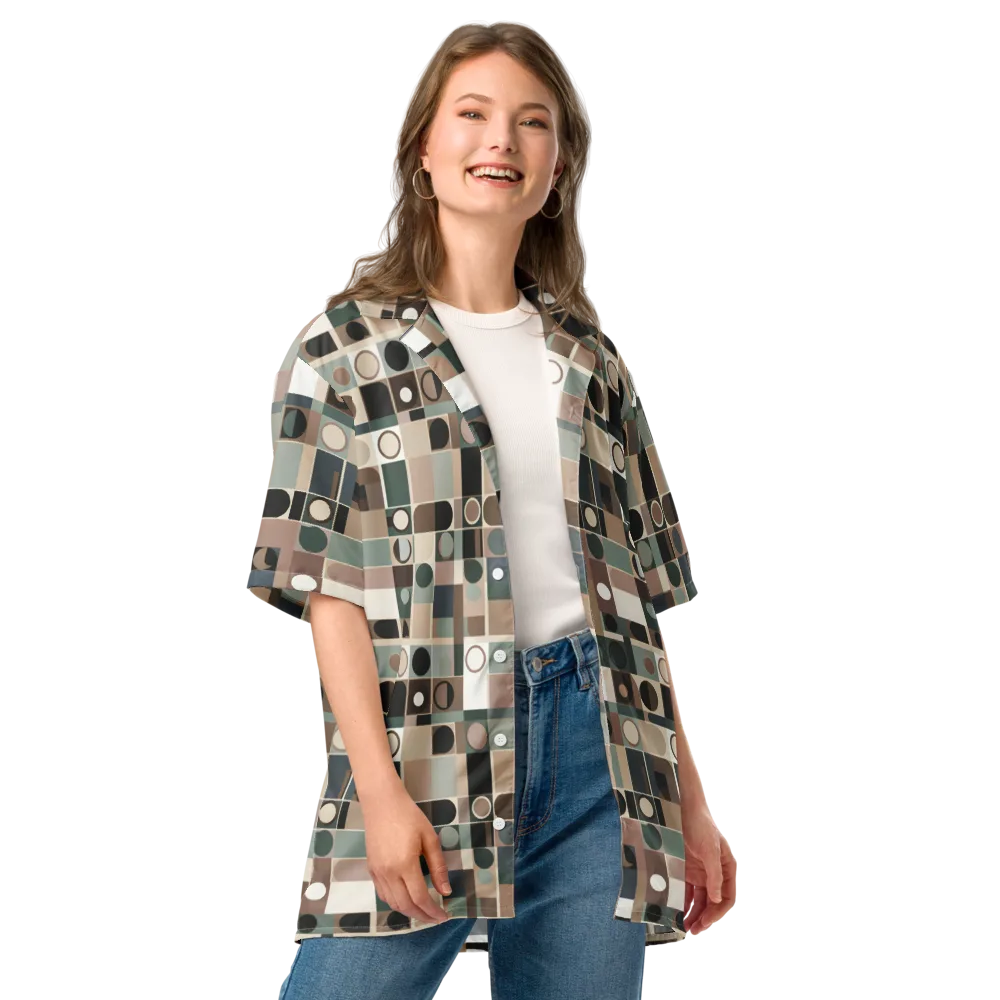 Velvet Modulation on Button Shirt — Front
