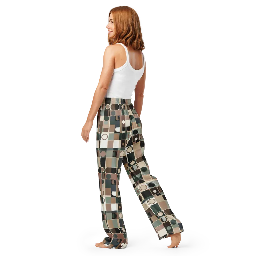 Velvet Modulation on Women's Pajama Pants — Back