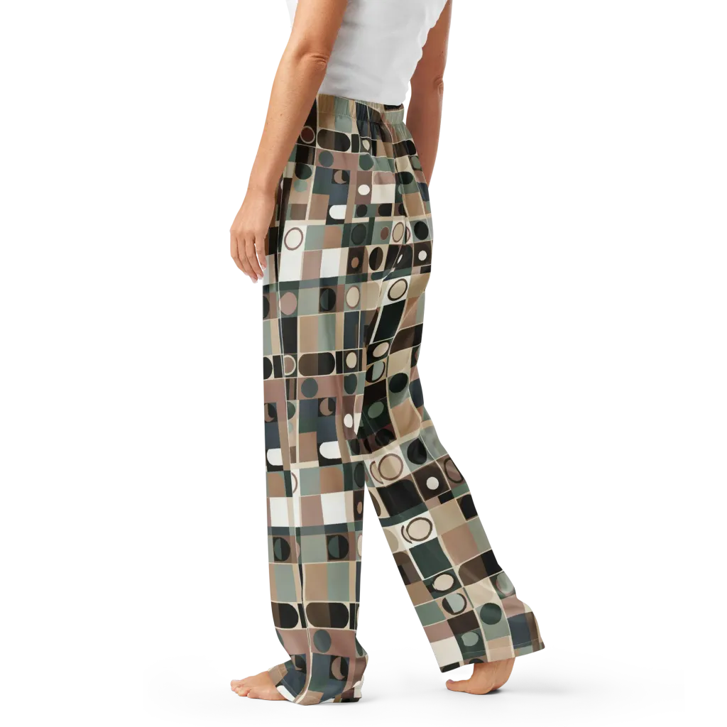 Velvet Modulation on Women's Pajama Pants — Left