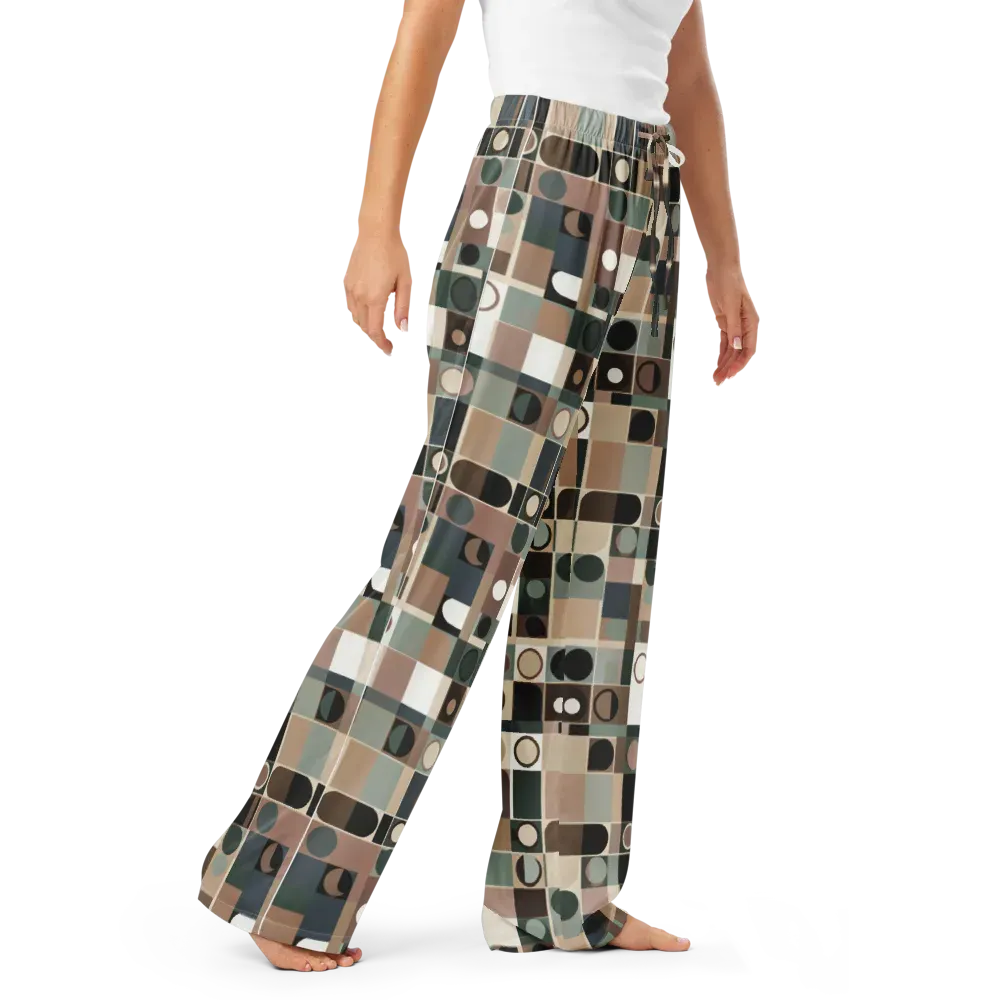 Velvet Modulation on Women's Pajama Pants — Right Front
