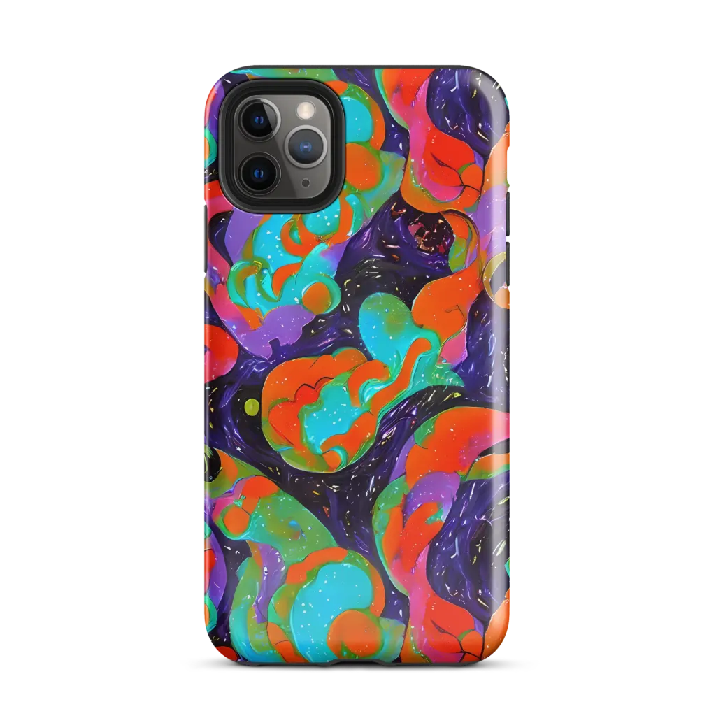 Indigo Citrus Riot on Tough Case for iPhone® — Front