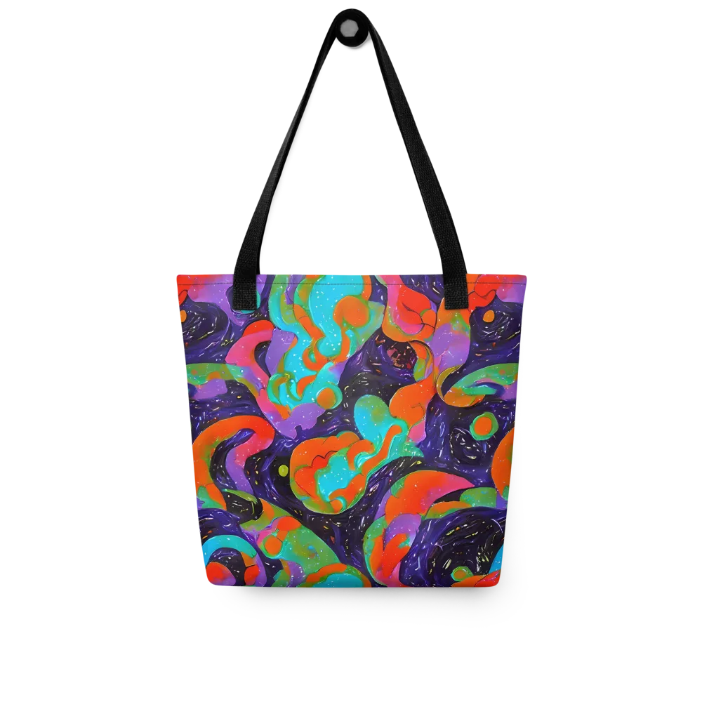 Indigo Citrus Riot on Tote Bag — Front