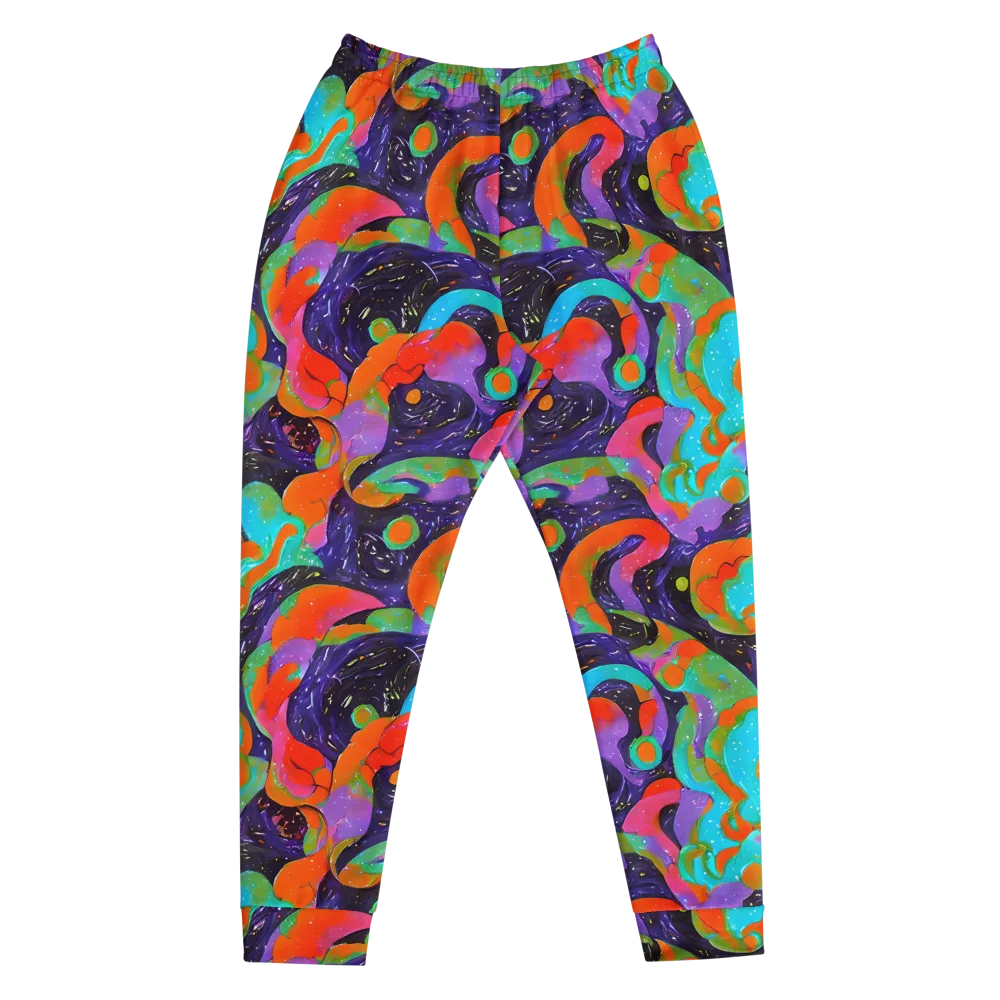 Indigo Citrus Riot on Men's Joggers — Front