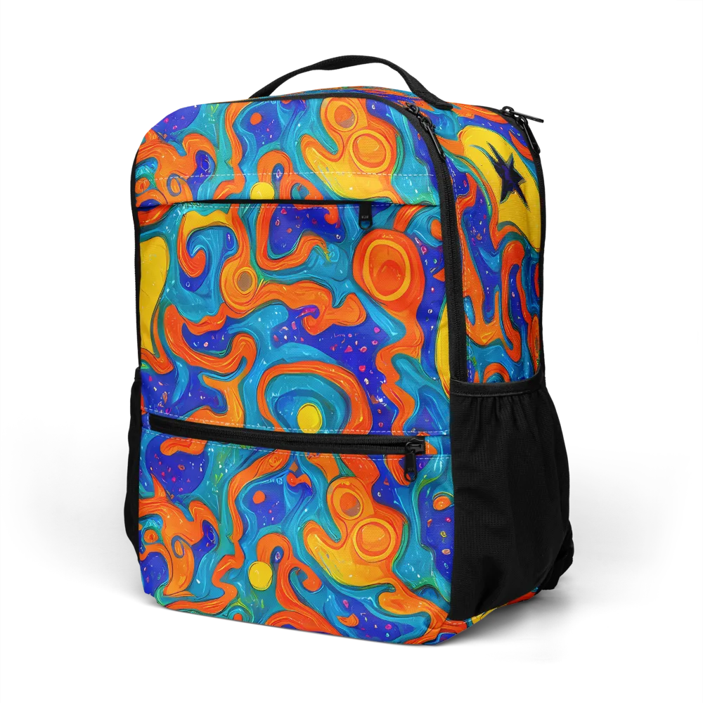 Molten Lagoon on Utility Backpack — Left Front