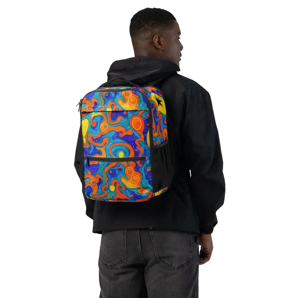 Molten Lagoon on Utility Backpack — Back