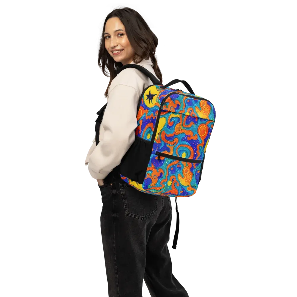 Molten Lagoon on Utility Backpack — Back