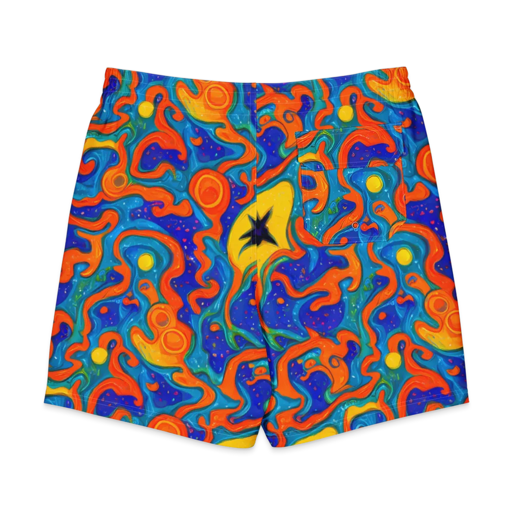 Molten Lagoon on Men's Board Shorts — Back