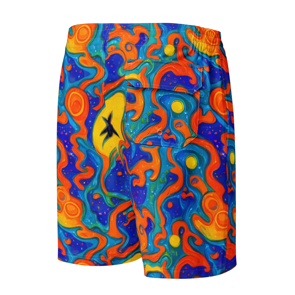 Molten Lagoon on Men's Board Shorts — Back