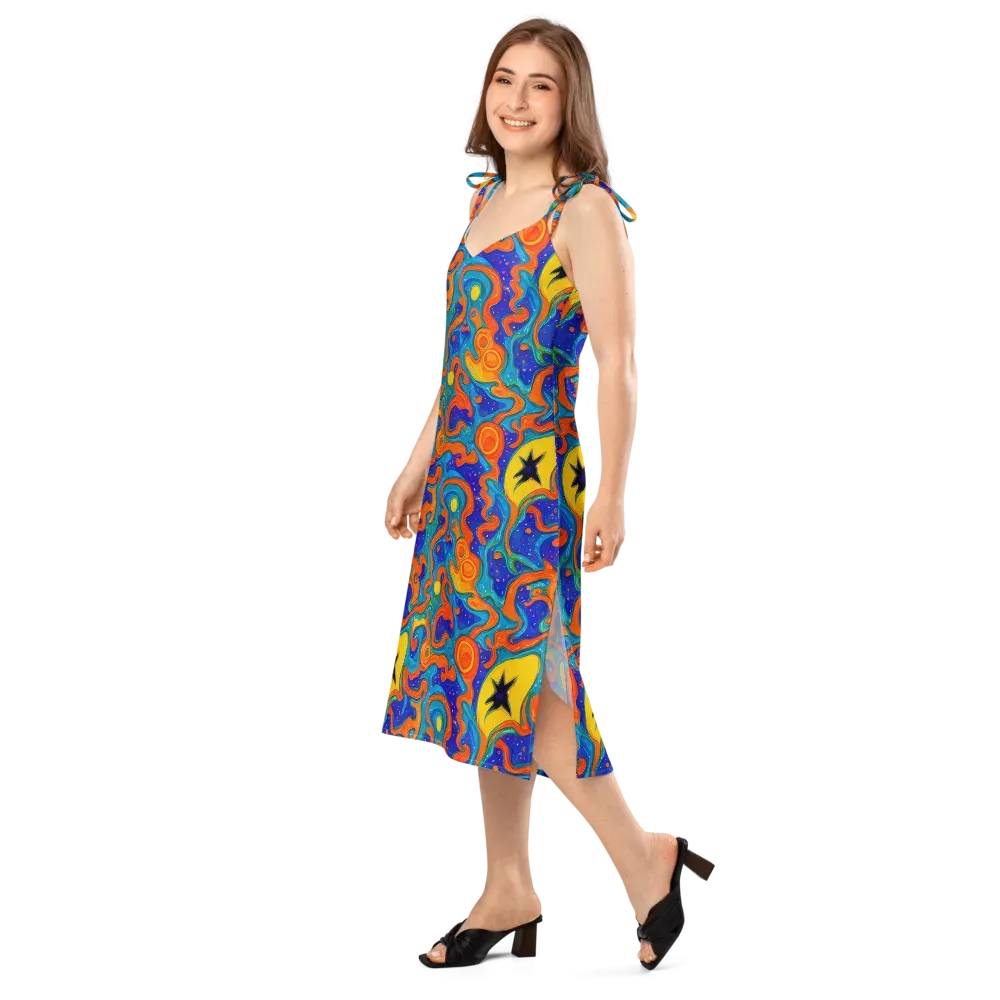 Molten Lagoon on Slip Dress — Left Front