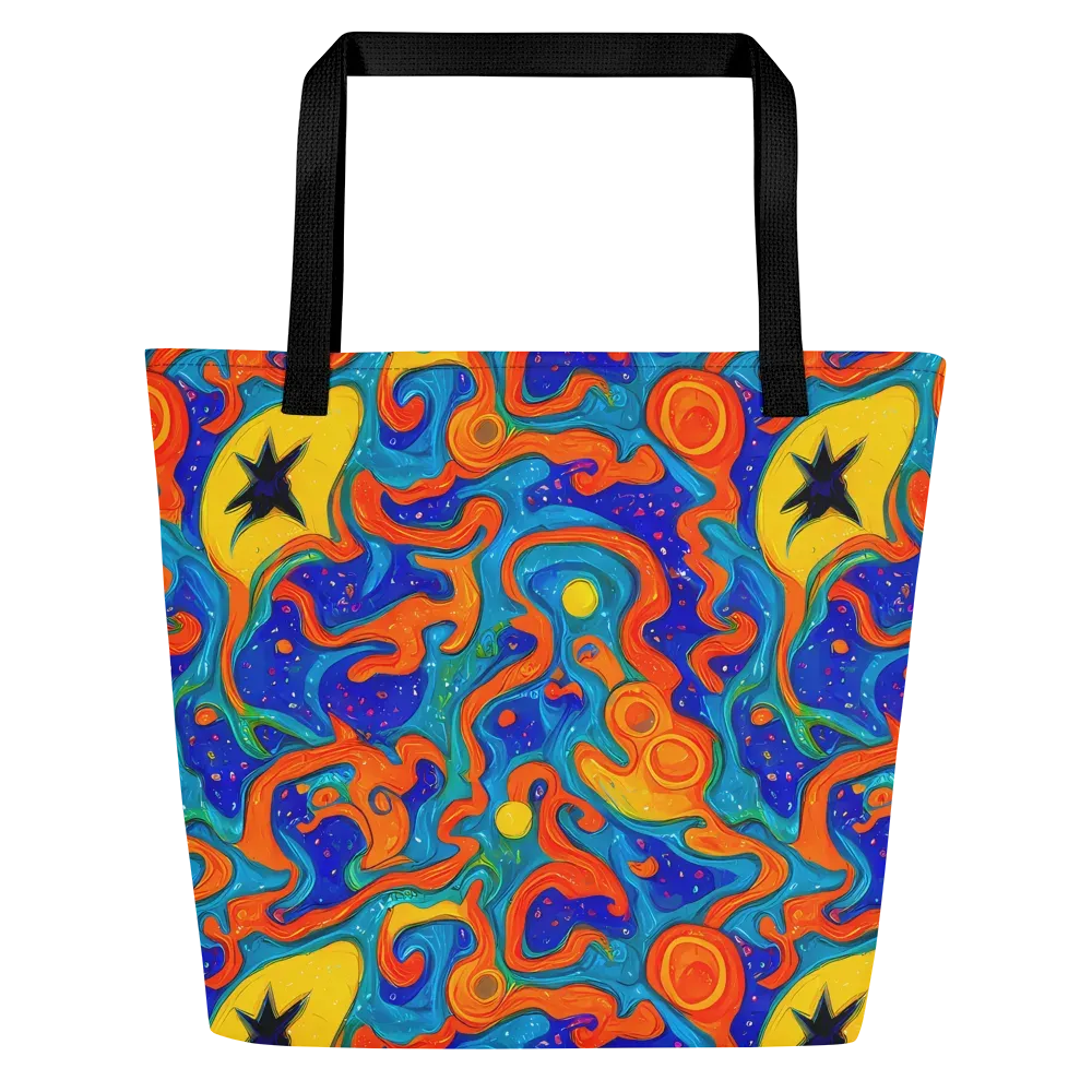 Molten Lagoon on Large Tote Bag W/ Pocket — Front