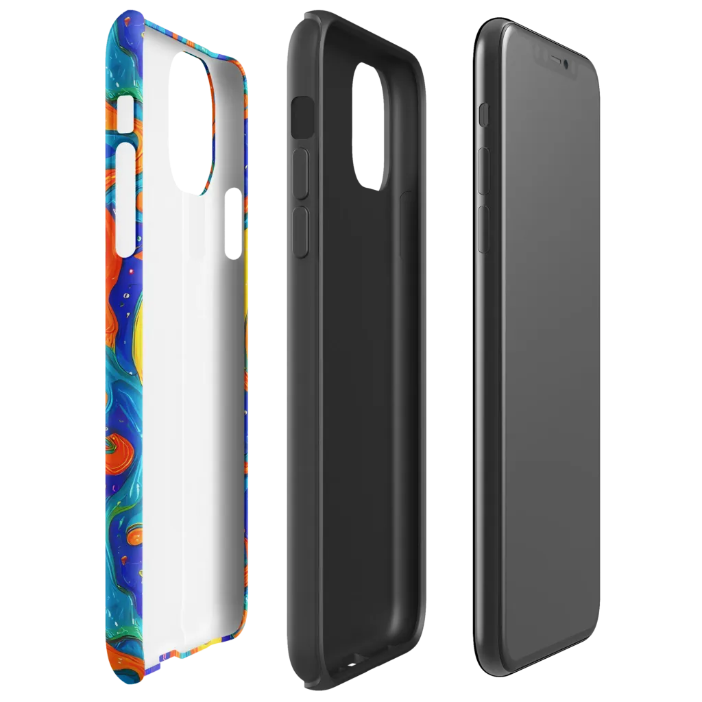 Molten Lagoon on Tough Case for iPhone® — Right