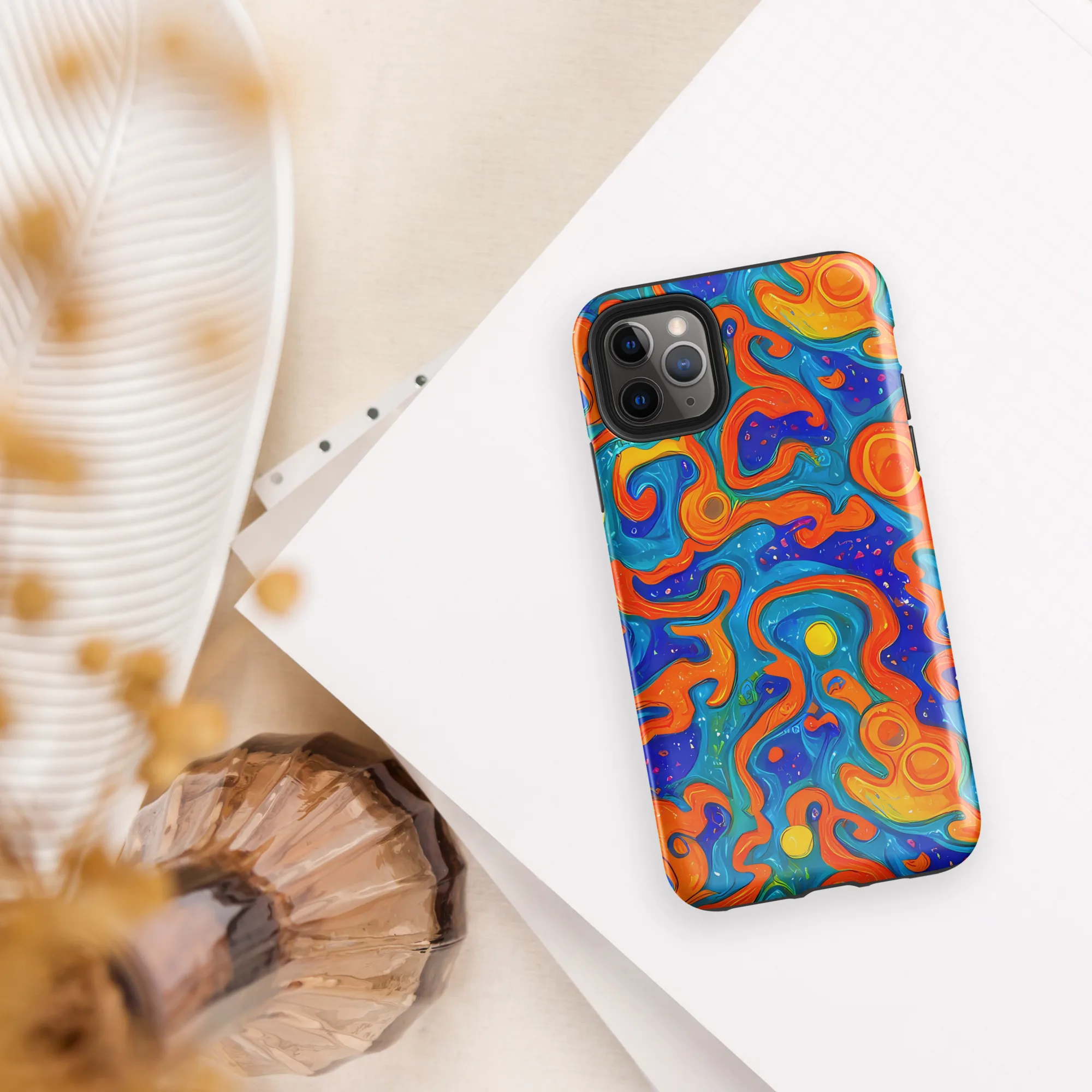 Molten Lagoon on Tough Case for iPhone® — Front