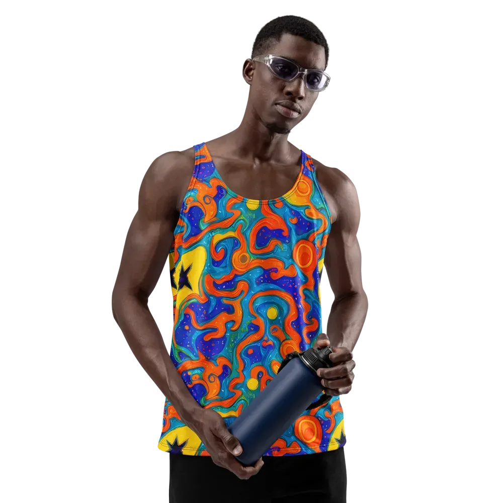 Molten Lagoon on Men's Tank Top — Front