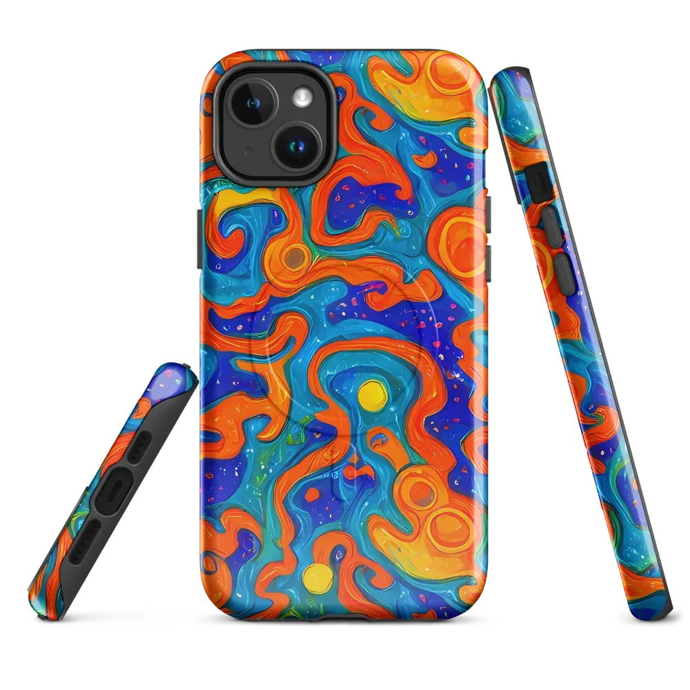 Molten Lagoon on MagSafe Tough Case for iPhone® — Front