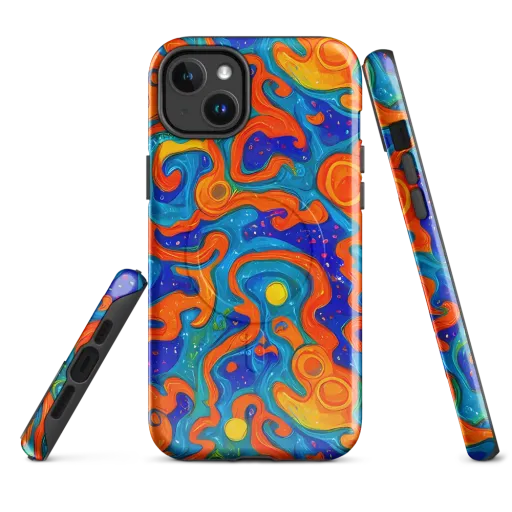 Molten Lagoon on a MagSafe Tough Case for iPhone®