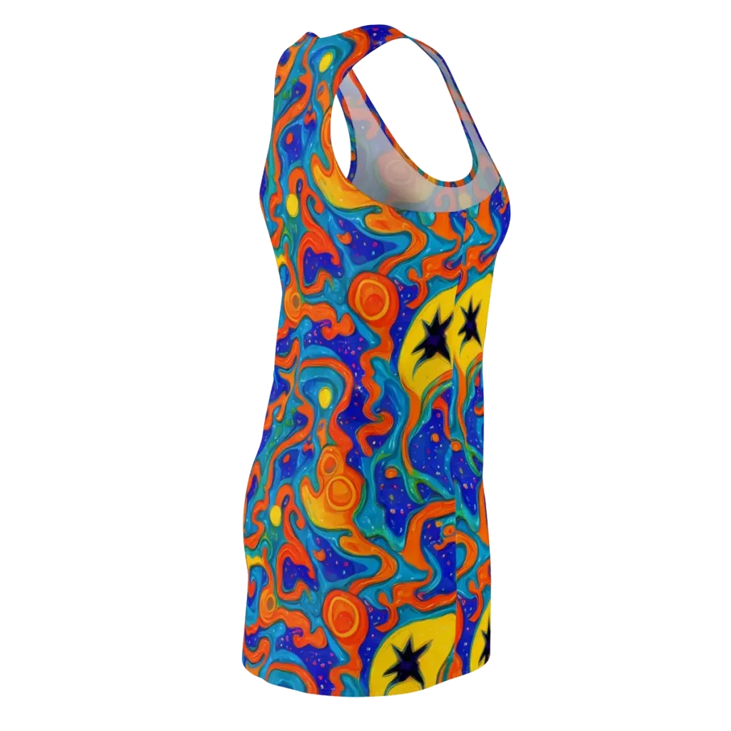 Molten Lagoon on Racerback Dress — Back Side