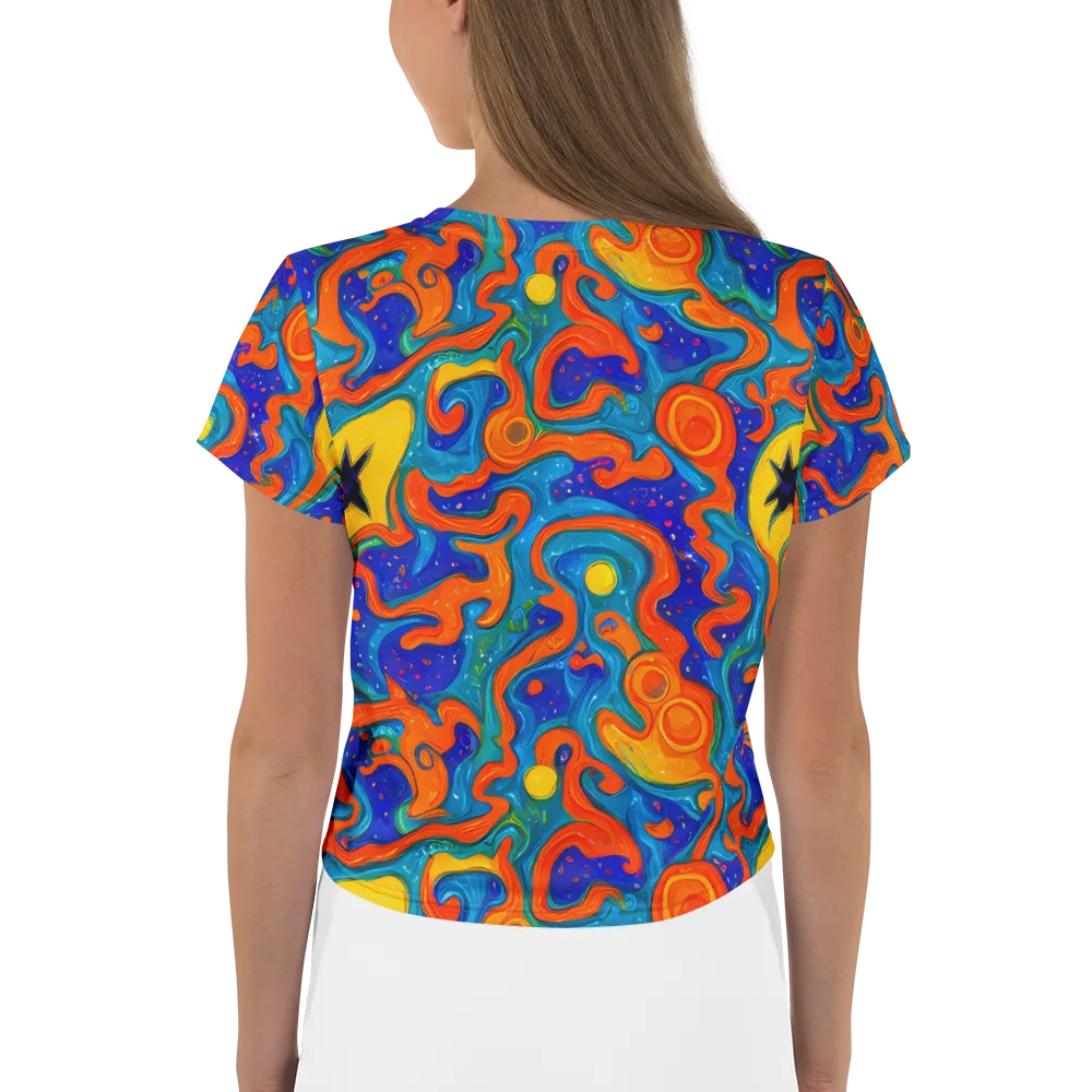 Molten Lagoon on Crop Tee — Back