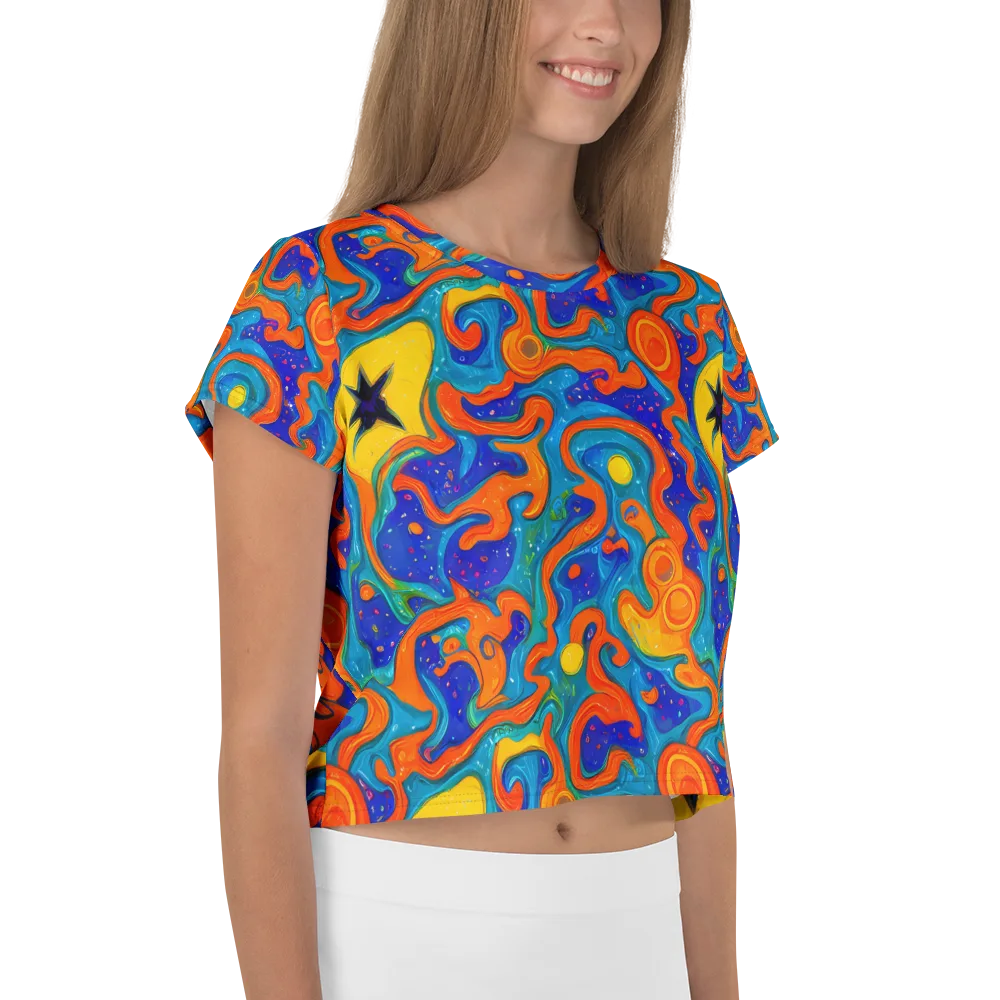 Molten Lagoon on Crop Tee — Right