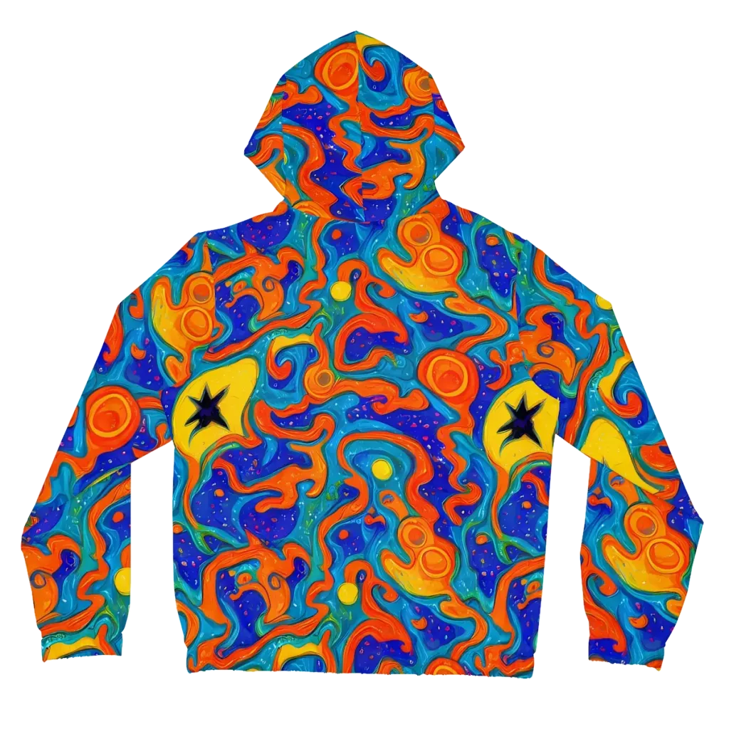Molten Lagoon on Women's Full-Zip Hoodie — Back