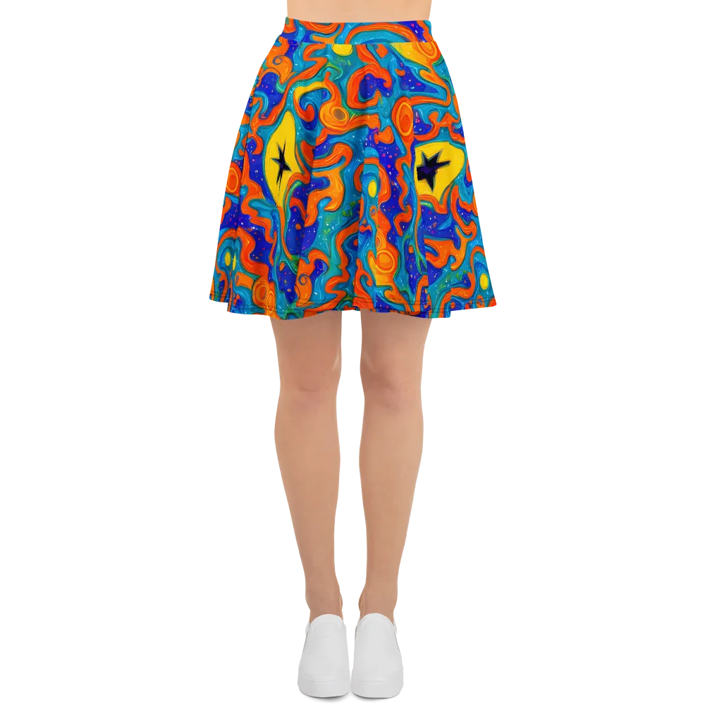 Molten Lagoon on Skater Skirt — Front