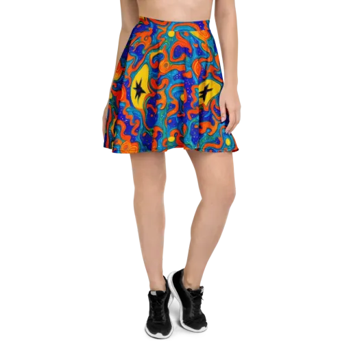 Molten Lagoon on a Skater Skirt