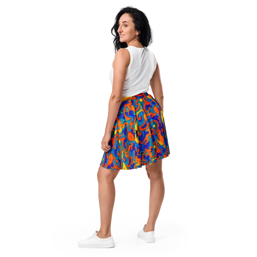 Molten Lagoon on Skater Skirt — Back