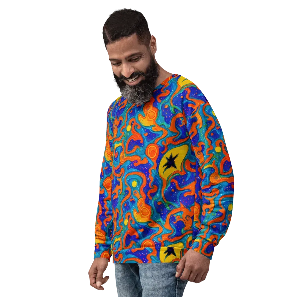 Molten Lagoon on Sweatshirt — Left Front