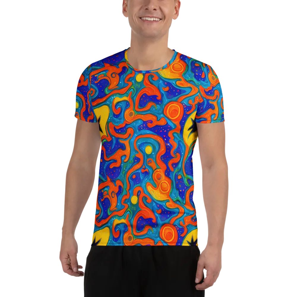 Molten Lagoon on Men's Athletic T-Shirt — Front