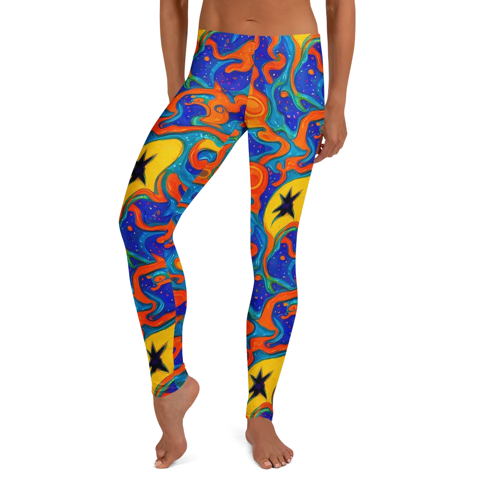 Molten Lagoon on Leggings — Front