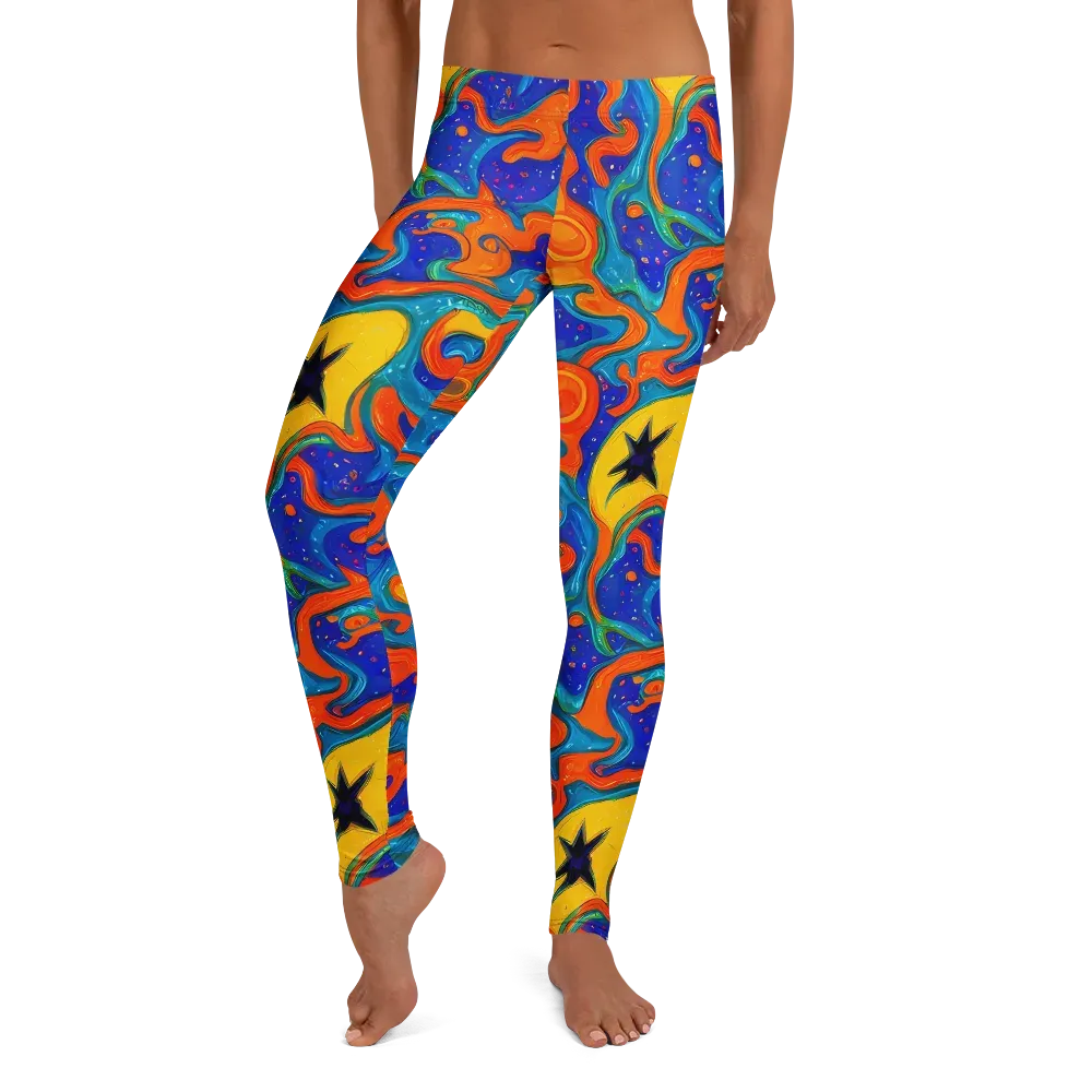 Molten Lagoon on Leggings — Front