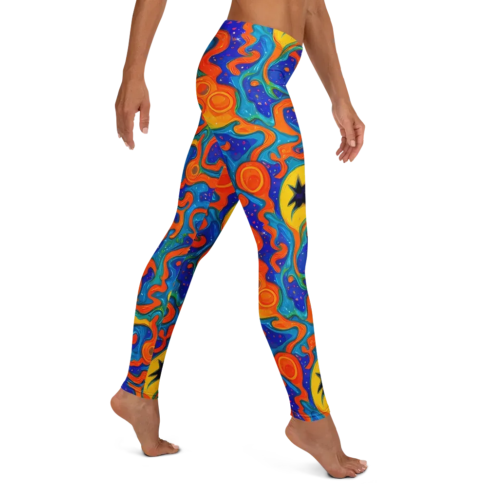 Molten Lagoon on Leggings — Right