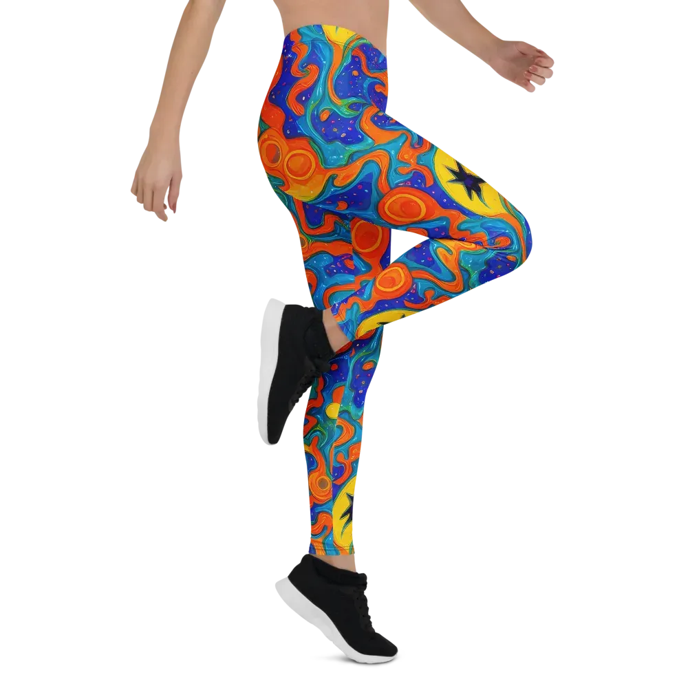 Molten Lagoon on Leggings — Right