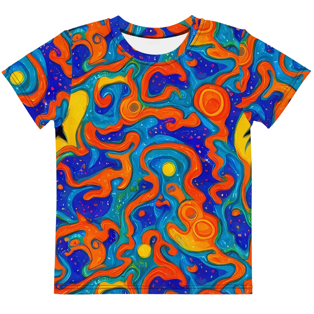 Molten Lagoon on Kids Crew Neck T-Shirt — Front